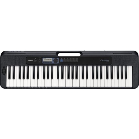Casio CT-S300 - Beginners keyboard - 61 toetsen - Zwart - ingebouwde ritmes - gratis app Chordana Play