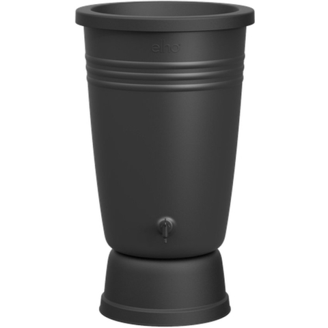 Elho Green Basics Regenton Plus 105 - Regenton voor Kweken En Oogsten - Ø 58.4 x H 80.4 cm - Zwart/Living Black