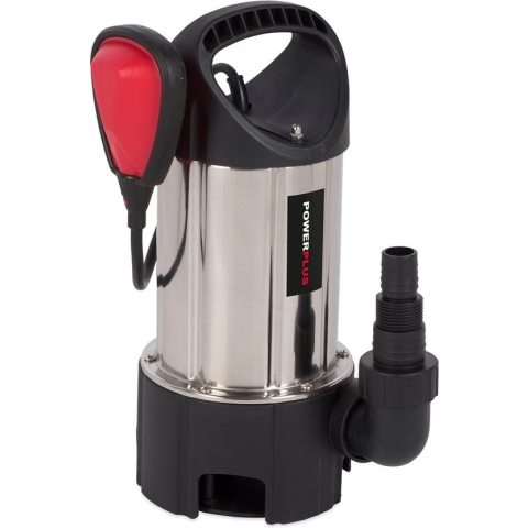 Powerplus POWEW67912 Dompelpomp/Waterpomp - 400W - 7500 l/h - Roestvrijstalenbehuizing - Voor schoon en vuil water - Incl. vlotter