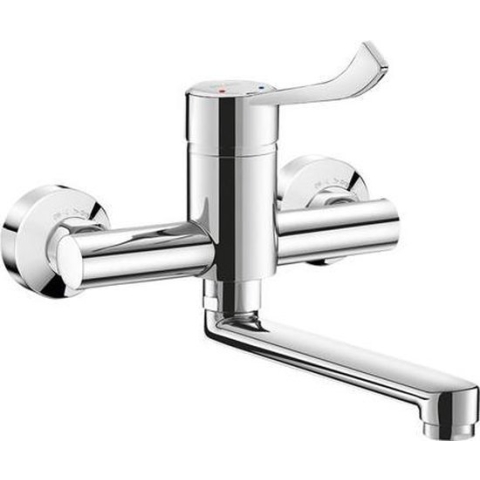 Mech. muurmngkrn Securit vaste uitl L.200, hygiën hendel,S/C