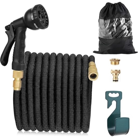 tuinslang - waterslang, flexibele \ duurzame uitbreidbare tuinpijp 30m