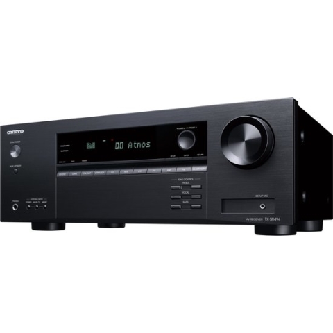 Onkyo TX-SR494DAB Black AV-receiver | 7.2 | DAB+ radio, FM radio | Bluetooth | Totaal uitgangsvermogen: 7x 80 W