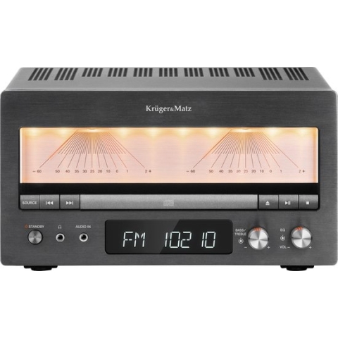 Krüger&Matz KM1995-A Klasse A versterker met DAB+, USB, Bluetooth en CD-speler