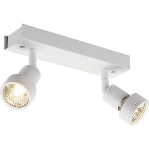 SLV PURI 2 plafondlamp Spotlamp 1x100W Wit 147371