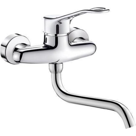 Mech. muurmengkrn vr spoelt.+draaib uitl L.200 open gr S-kop