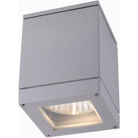 WhyLed Design Plafondlamp | Zilvergrijs/Antraciet Grijs | 230V | E27 Fitting | 75W | IP54