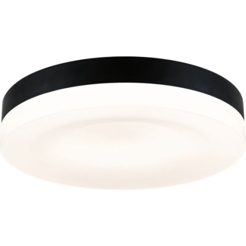 Paulmann Amalie PlafonniÃ¨re - zwart - wit - rond - 3StepDim - LED