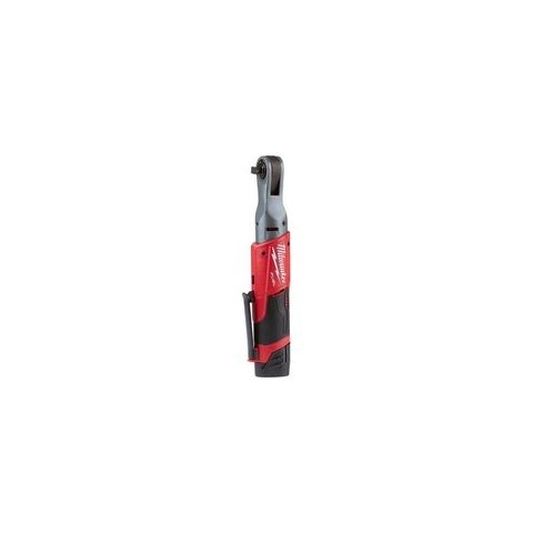 Milwaukee M12 FIR38-201B 12V Li-Ion accu Subcompactratelsleutel set (1x 2Ah accu) in tas - 3/8" - koolborstelloos