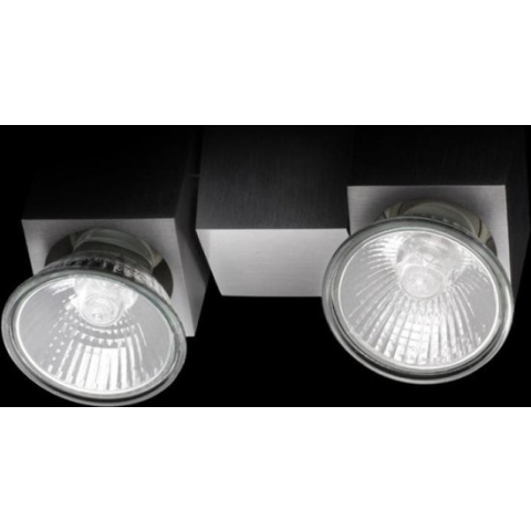 WhyLed plafondlamp | Hoge kwaliteit | Kantelbaar | Aluminium | 230V | GU10 fitting | 2x50W