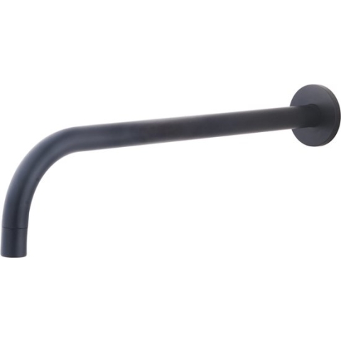 Bally Slim 18mm Uitloop Rond 30cm 1/2″ Mat Zwart