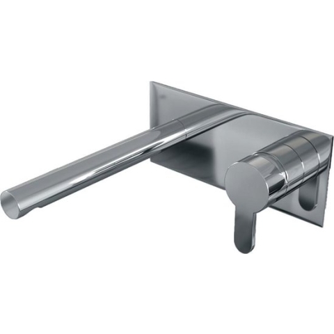 Brauer Chrome Edition Wastafelmengkraan type S4 greep inbouw ColdStart chroom gepolijst