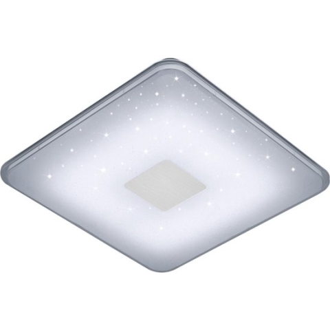 LED Plafondlamp - Torna Sumoran - 30W - Aanpasbare Kleur - Dimbaar - Afstandsbediening - Vierkant - Mat Wit - Acryl