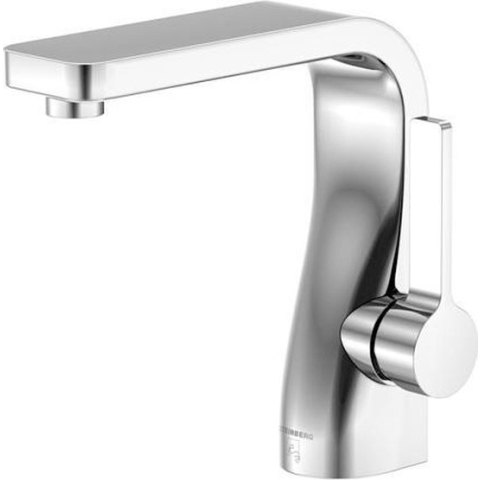 Wastafelkraan Steinberg 230 chroom met waste