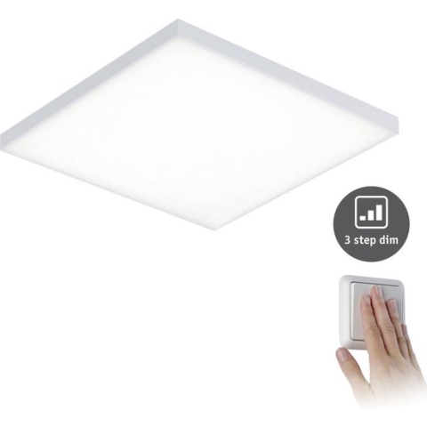 Paulmann Velora Plafonniere - Wit mat - LED-Paneel - dimbaar - 295x - 295mm