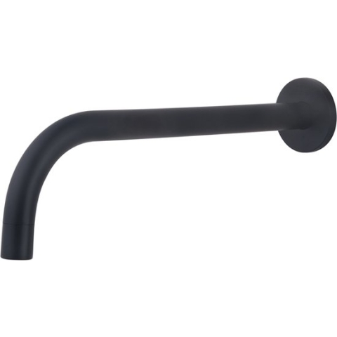 Bally Slim 18mm Uitloop Rond 25cm 1/2″ Mat Zwart