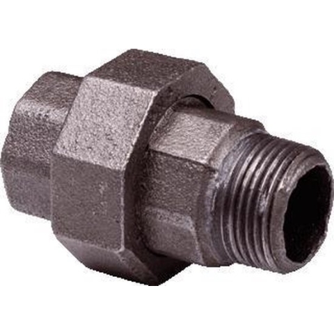 Nefit Industrial draadfitting met 2 aansluiting zw 341, gietijzer, rechte koppel