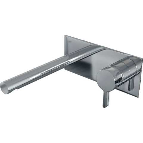 Brauer Chrome Edition Wastafelmengkraan type S1 greep inbouw ColdStart chroom gepolijst