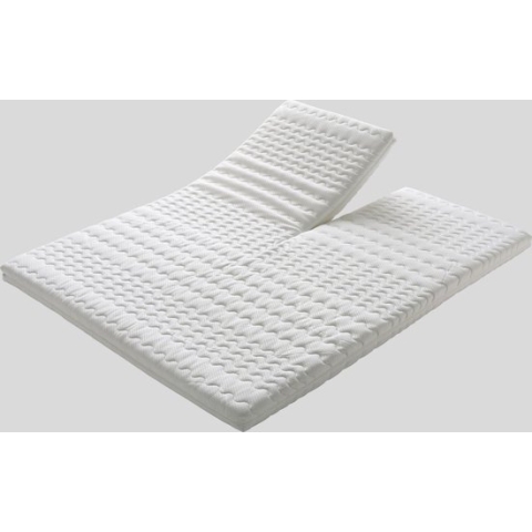 Split Topper 160x200 - 10cm dik - HR Koudschuim - Afritsbaar hoes - Ergoline