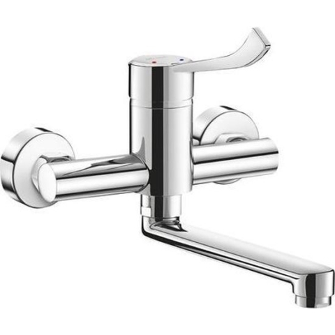 Muurmngkrn Securit EP vr spoelt draaib uitl L150,hyg hend,S-kop