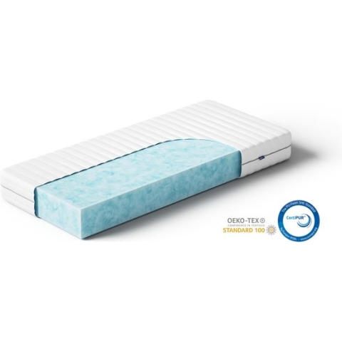 Akkon® Koudschuim HR50 Matras 100x220 - 20 cm dik | Hybrid foam - Kwaliteitsmatras
