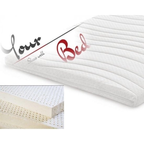 Topdekmatras - Topper Latex - 7CM - 130x220 cm