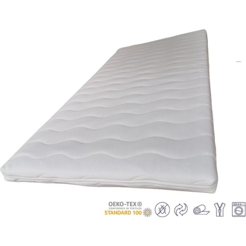Topdekmatras - Topper - Koudschuim HR50 - Op Maat - 145x130 - 8 cm