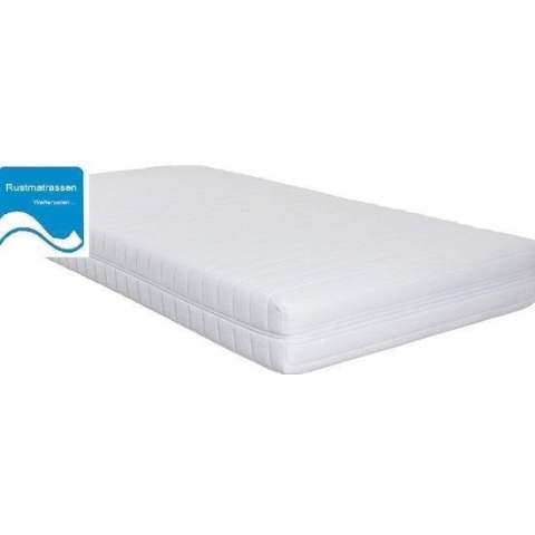 Ledikant Matras 60x135 x10cm-SG25-Anti-allergische wasbare hoes met rits.