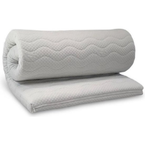 Topdekmatras - Topper - Koudschuim HR50 - Bamboo - Op Maat - 145x95 - 8 cm