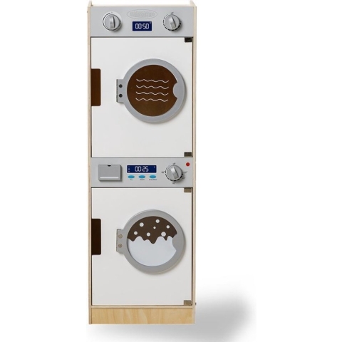 Mamamemo Wasmachine En Droger Hout 86 Cm
