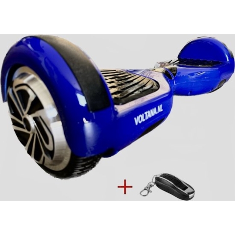 VOLTANA Hoverboard BLAUW, TAOTAO, SAMSUNG accu, 700Watt, Led verlichting, Afstandsbediening, Aluminium Design velgen, Rubberen bumpers