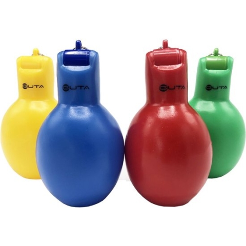 Handfluit - Fluitje Scheidsrechter - Knijpfluit - Wizzball - Set van 4 stuks