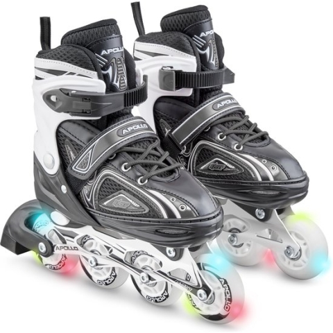 Apollo Verstelbare inline skates Super Blades LED