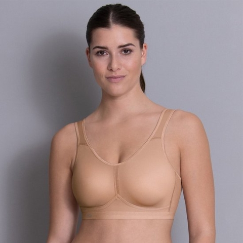 Anita Light & Firm Sport bh zonder beugel - Huidskleur (Deep Sand)