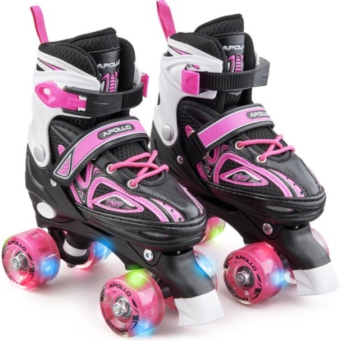 Apollo LED-Rollschuhe Super Quads X-Pro