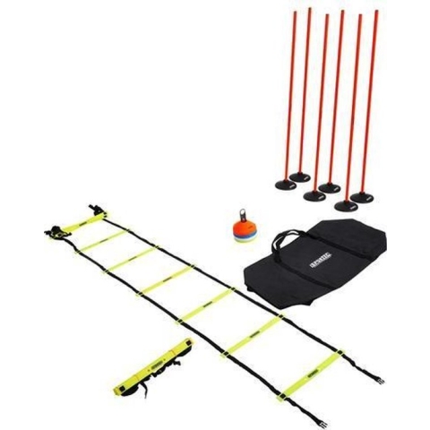 Trainingsset Basic - trainingsladder - afbakenbollen - sportpalen