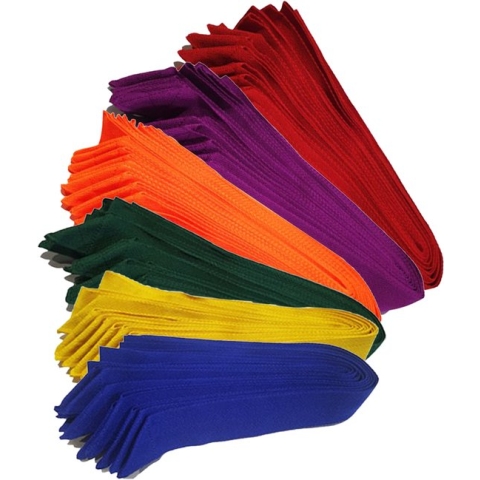 MDsport - Partijlinten - Set van 60 - 6 kleuren - Basis onderwijs