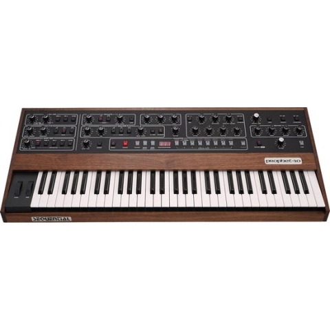 Sequential Prophet 10 - Analoge synthesizer, 10 voice - Zwart