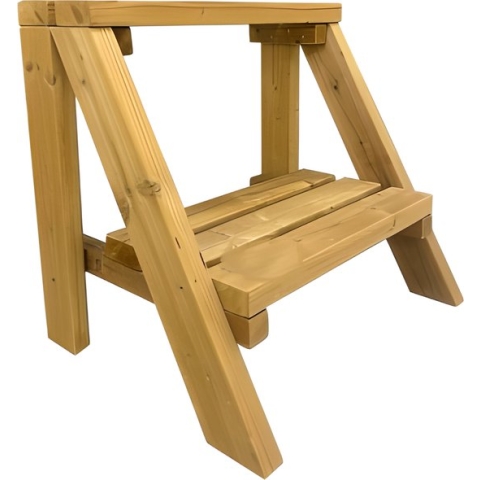 Hottub Trap - Thermowood - Teak kleur