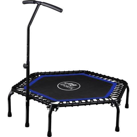 AJ-Sports Fitness Trampoline - Inclusief grijpstang - Ø 105cm - Belastbaar tot 120 kg - Hometrainer - Fitness Trampoline