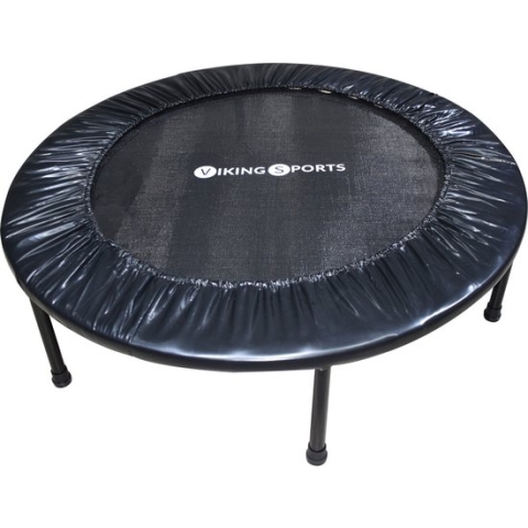Fitness trampoline - opvouwbaar - ⌀ 101x22,5 cm - zwart