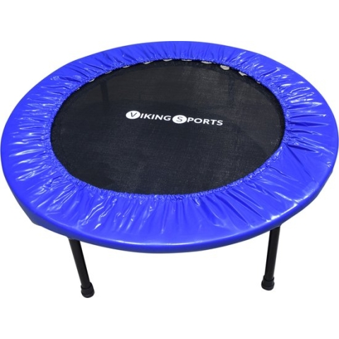 Fitness trampoline - opvouwbaar - ⌀ 101x22,5 cm - blauw