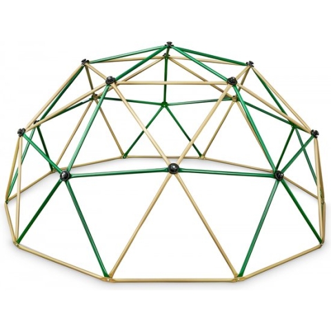 HyperMotion voor buiten buitenspeelgoed klimrek duikelrek kinderen speelgoed klimtoestel dome klimtoren peuter binnen klimboog metalen gymrek metaal klimkoepel met plastic speeltuin kinderkamer kunststof geodome indoor klim kind XL