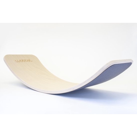 Wobbel - Original - Blank gelakt met vilt - grijs