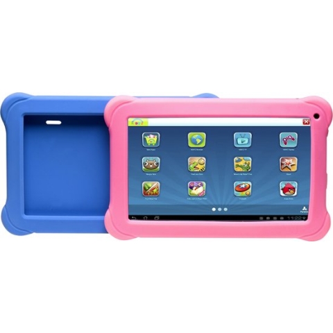 Denver Kindertablet 10.1 inch 16GB - Android Tablet voor Kinderen - 1.2GHZ Quad Core - 1GB RAM -TAQ10383 - Blauw/Roze