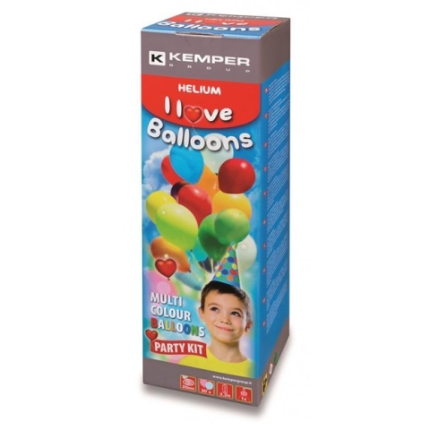 Helium gasfles 2,2 liter + 30 ballonnen en 20 meter lint - Professionele kwaliteit - Kemper ELIO 573