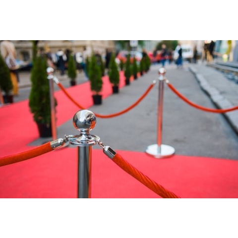 JYG RODE Loper - Tapijt - 200 x 1000cm (2 x 10 m) - Rood