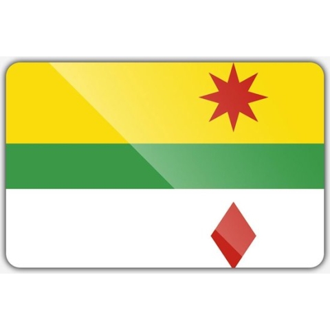 Vlag gemeente Lansingerland - 150 x 225 cm - Polyester