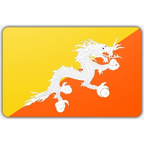 Vlag Bhutan - 150x225cm - Polyester