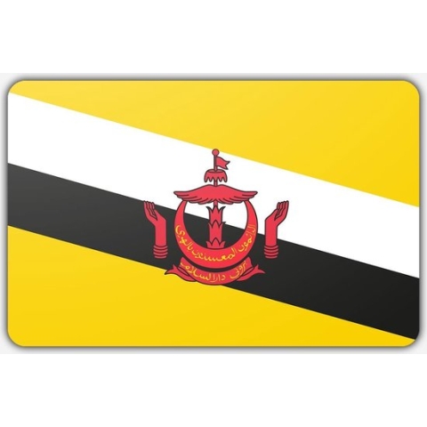 Vlag Brunei - 150x225cm - Polyester