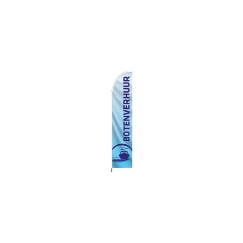 Beachflag - Botenverhuur - Vlag + Hengelsysteem + Draagtas - Actievlag.nl